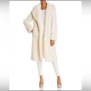 Bagatelle NYC Cozy Sherpa Faux Fur Coat
